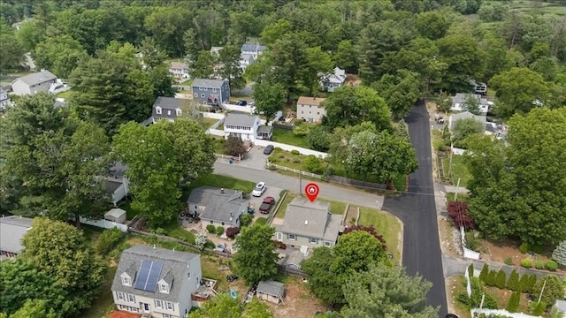 72 Heath St, Tewksbury, MA 01876 - view of property location with nearby suburban area and a heavily wooded area