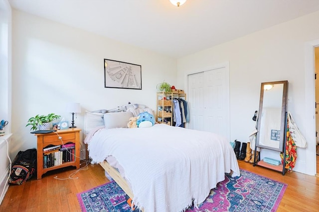 33 Saint Paul St Unit 3, Brookline, MA 02446 - bedroom featuring wood-type flooring and a closet