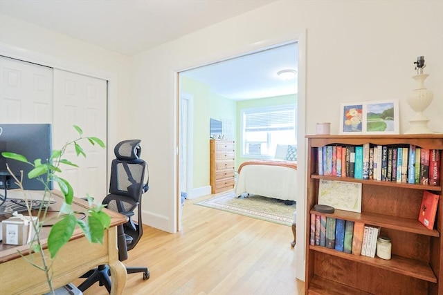 33 Saint Paul St Unit 3, Brookline, MA 02446 - office featuring wood finished floors and baseboards