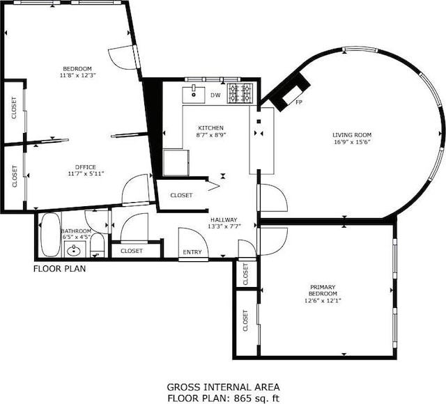33 Saint Paul St Unit 3, Brookline, MA 02446 - view of room layout