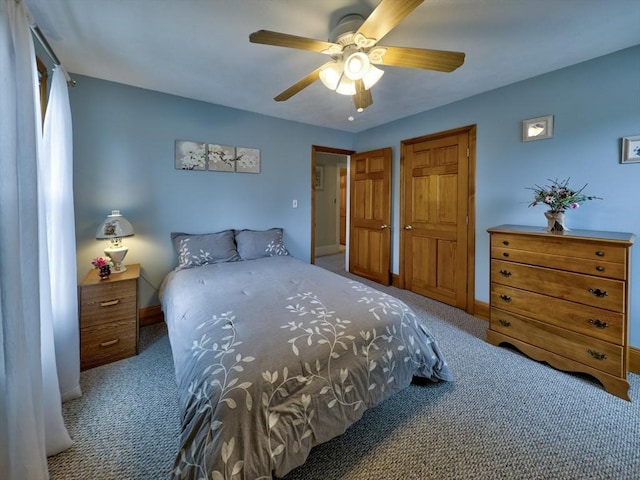 27 Newton Ave, Lynn, MA 01905 - carpeted bedroom featuring baseboards and ceiling fan