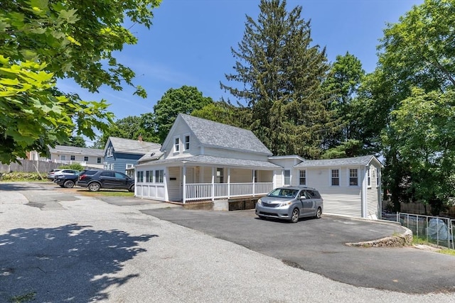 43 Hobart Ter, Braintree, MA 02184 - view of front of property featuring covered porch