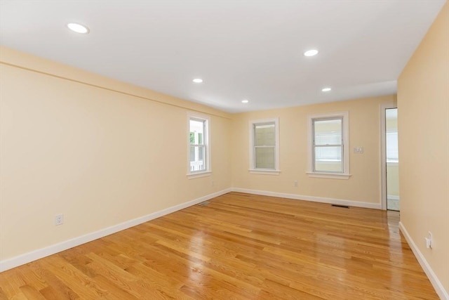 43 Hobart Ter, Braintree, MA 02184 - unfurnished room with light wood-style floors and recessed lighting