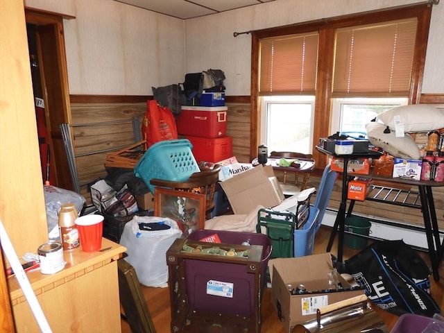 view of storage area