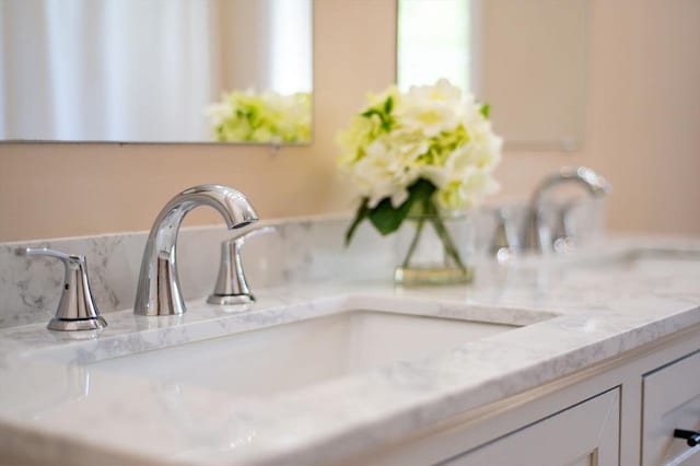bathroom view of vanity