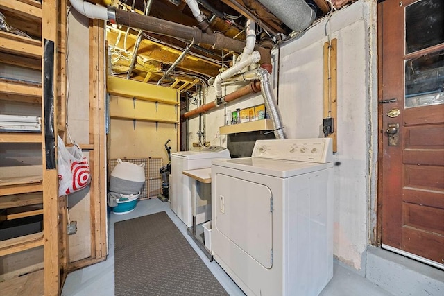 10 Stoughton Rd, Dedham, MA 02026 - washroom featuring separate washer and dryer