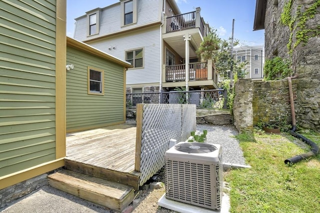 49 Norfolk St, Boston, MA 02119 - deck featuring central AC
