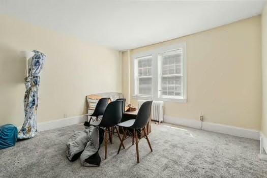 145-169 N Washington St, Boston, MA 02114 - carpeted home office with radiator and baseboards