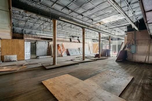 145-169 N Washington St, Boston, MA 02114 - basement featuring wood walls and wood finished floors
