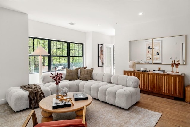 20 Audubon Way Unit 208, Canton, MA 02021 - living room with wood finished floors and recessed lighting