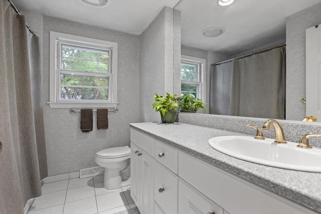 23 Eastview Ave, Billerica, MA 01821 - full bath with vanity and tile patterned floors