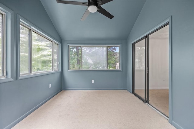 23 Eastview Ave, Billerica, MA 01821 - unfurnished sunroom with vaulted ceiling