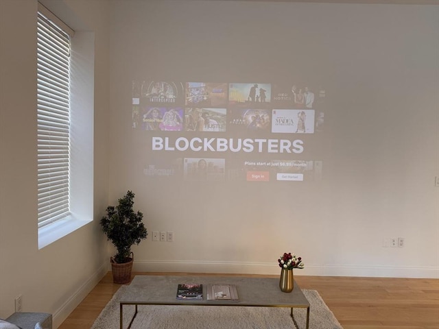 interior space featuring hardwood / wood-style floors