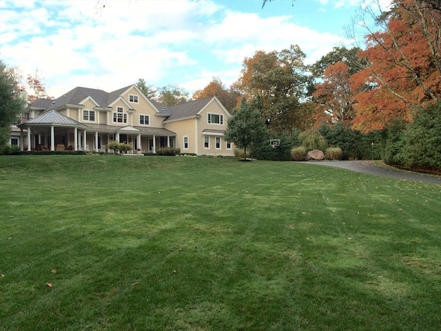 exterior space featuring a gazebo