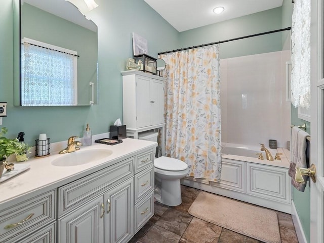 101 Colonial Dr Unit 101, Sturbridge, MA 01566 - full bath featuring vanity, toilet, and shower / tub combo