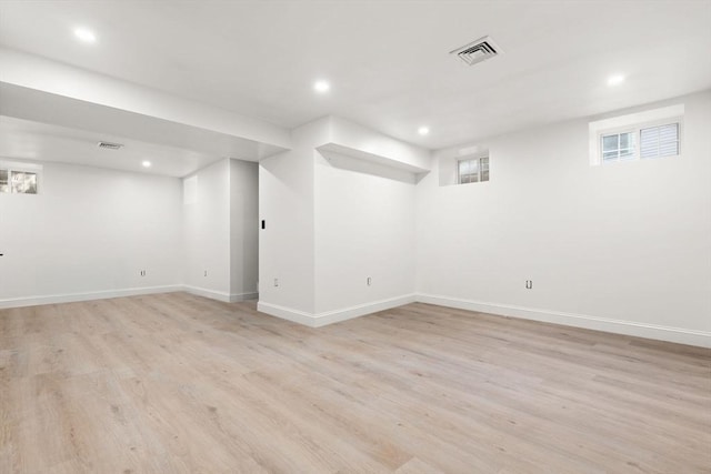 21 Greystone Rd Unit 2, Malden, MA 02148 - basement featuring light wood-type flooring and recessed lighting