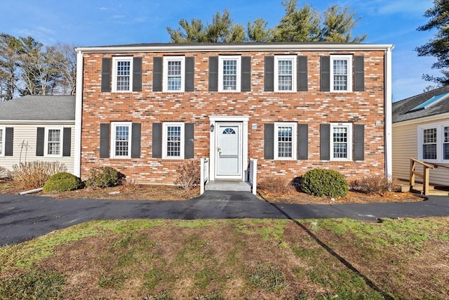 view of colonial inspired home