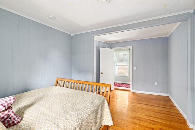 50 Walnut St, Northampton, MA 01060 - bedroom with wood finished floors, ornamental molding, and baseboards