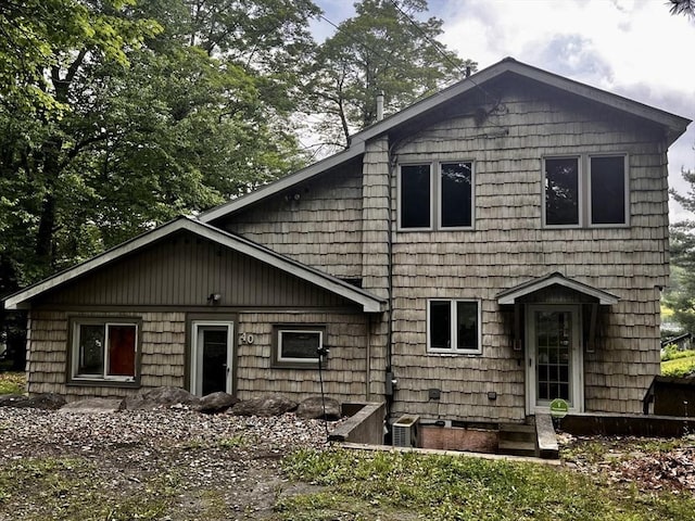 40 Papoose Lake Dr, Heath, MA 01346 - view of front of house with central air condition unit