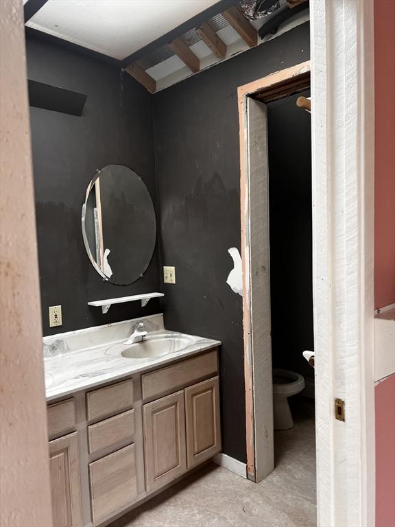 40 Papoose Lake Dr, Heath, MA 01346 - bathroom featuring vanity and toilet