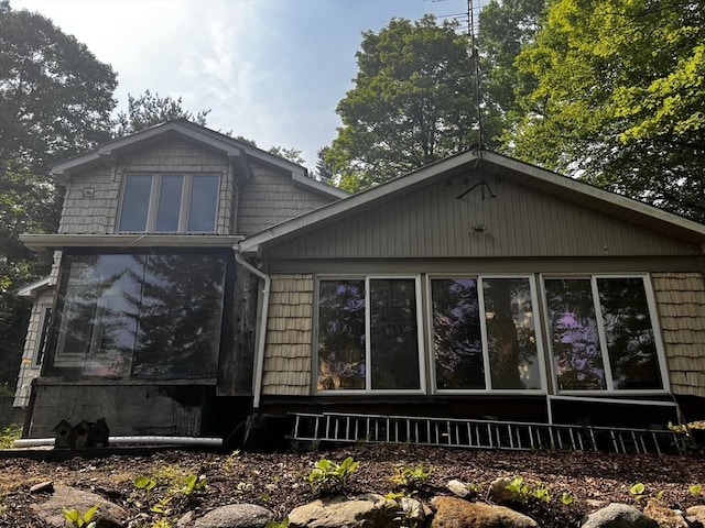 40 Papoose Lake Dr, Heath, MA 01346 - view of side of property featuring a sunroom