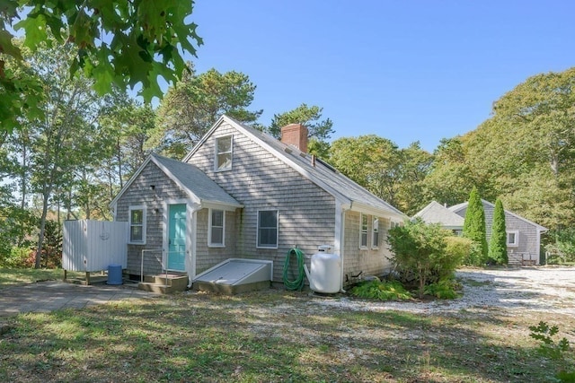 view of back of property