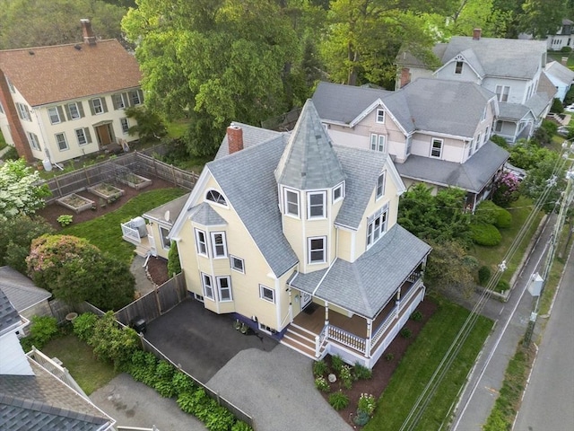 37 Chestnut St, Stoneham, MA 02180 - aerial view of property and surrounding area