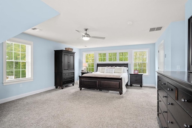 15 Day Lily Ln, Walpole, MA 02081 - bedroom with baseboards, light colored carpet, and a ceiling fan