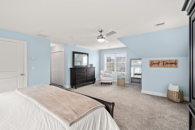15 Day Lily Ln, Walpole, MA 02081 - bedroom featuring carpet, a closet, baseboards, and ceiling fan