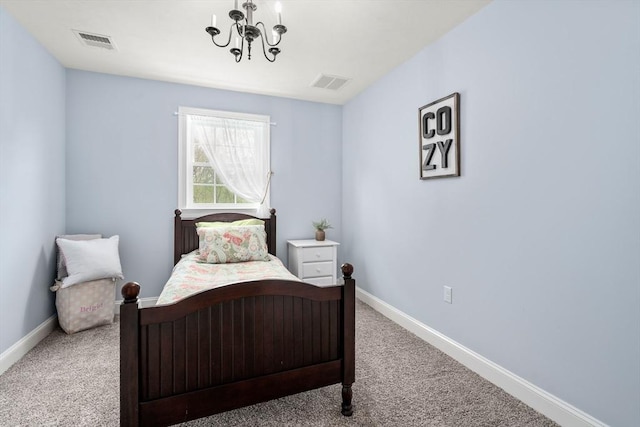 15 Day Lily Ln, Walpole, MA 02081 - bedroom featuring carpet floors, a chandelier, and baseboards