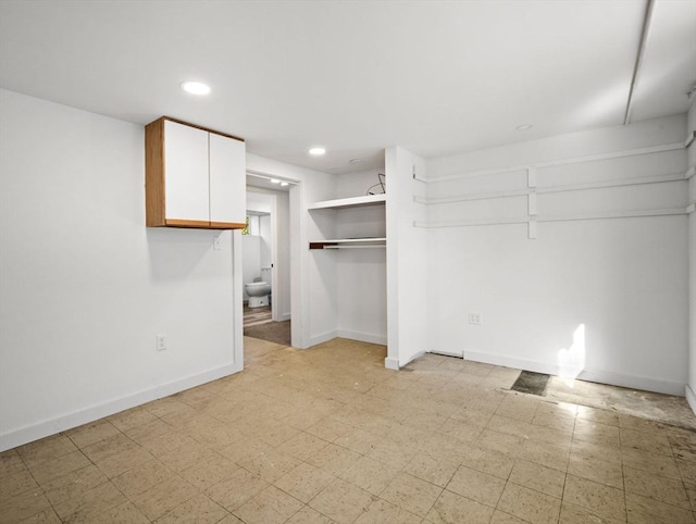 8 Rock Harbor Rd, Orleans, MA 02653 - basement featuring light floors, baseboards, and recessed lighting