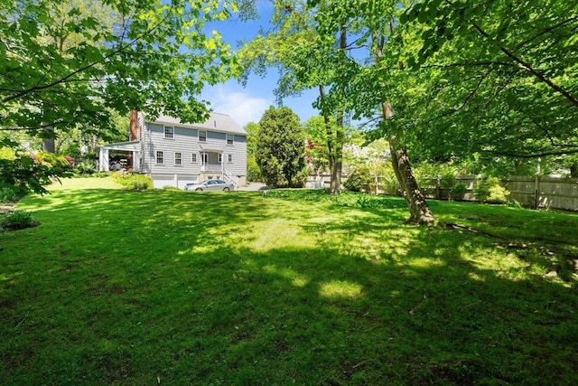 view of yard