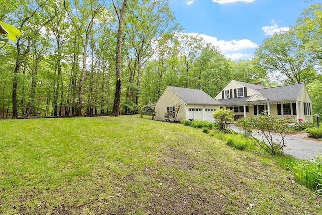 31 Spectacle Hill Rd, Bolton, MA 01740 - view of grassy yard featuring a garage