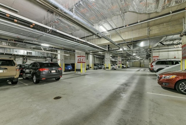 view of parking deck