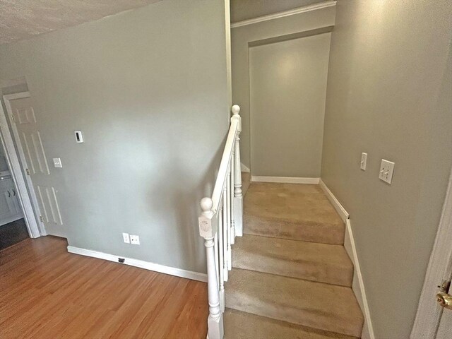 44 Howarth Rd, Oxford, MA 01540 - stairway featuring wood finished floors and baseboards