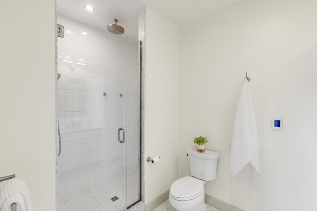 2-6 Market St Unit 3, Newburyport, MA 01950 - full bath featuring a stall shower and recessed lighting