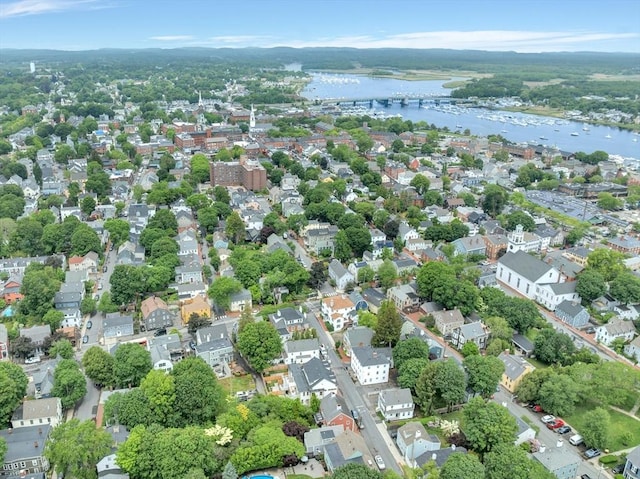 8A Milk St Unit 1, Newburyport, MA 01950 - aerial view of property's location with a large body of water
