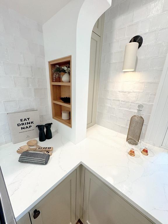 8A Milk St Unit 1, Newburyport, MA 01950 - interior space with arched walkways