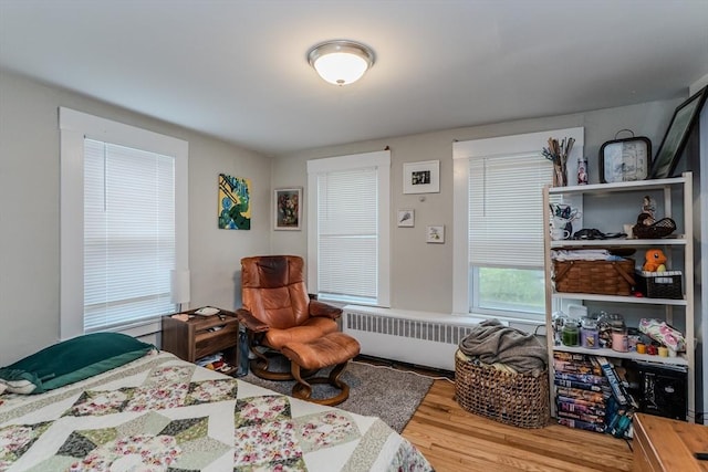 16 Fairfield Ave, Northampton, MA 01062 - bedroom with radiator heating unit and wood finished floors