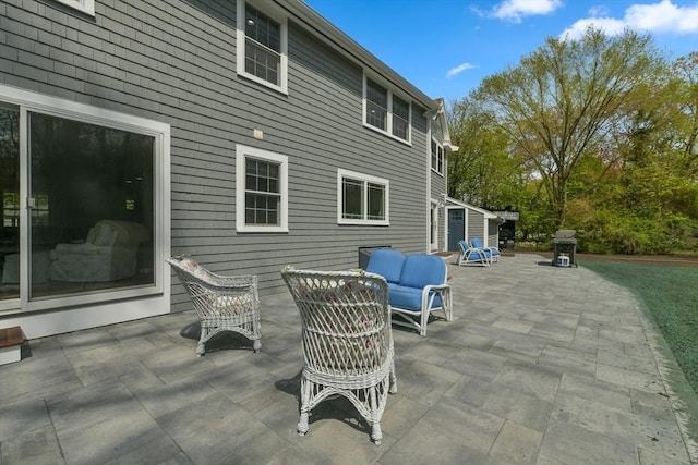 355 Tilden Rd, Scituate, MA 02066 - view of patio featuring an outdoor living space and area for grilling