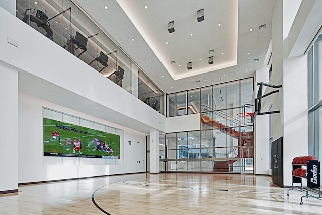 view of sport court featuring community basketball court