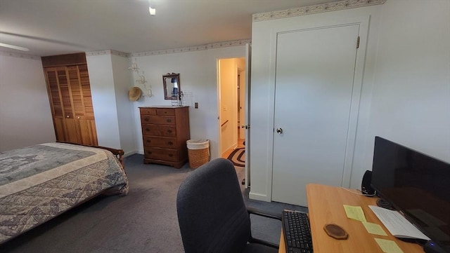 1285 Pendleton Ave Unit 1285, Chicopee, MA 01022 - carpeted bedroom with an office area and a closet