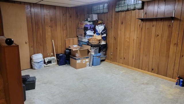 1285 Pendleton Ave Unit 1285, Chicopee, MA 01022 - finished basement featuring carpet floors and wooden walls