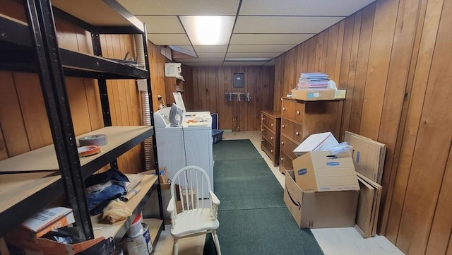 1285 Pendleton Ave Unit 1285, Chicopee, MA 01022 - storage room featuring washer and clothes dryer