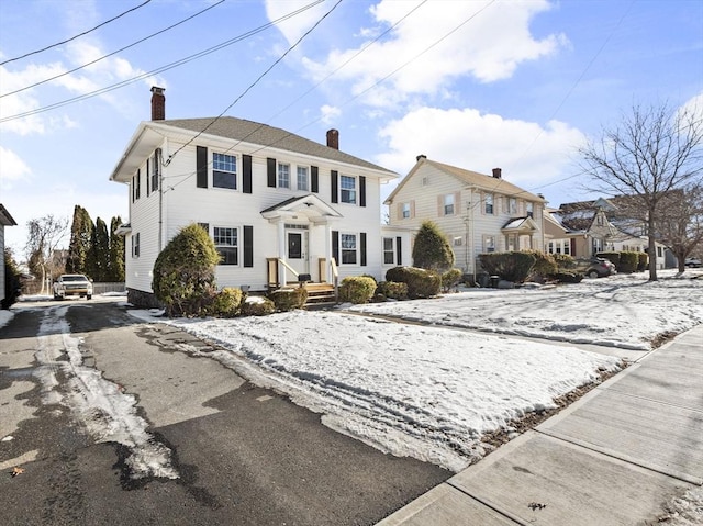 view of colonial-style house