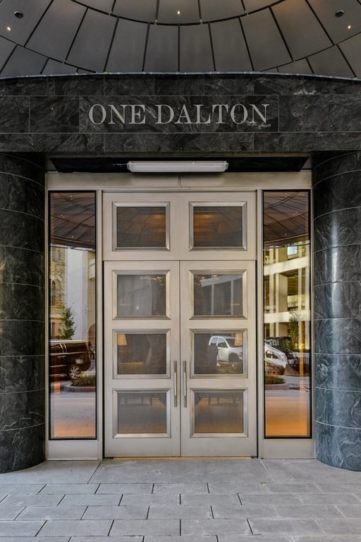 entrance to property with french doors