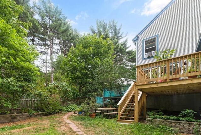 90 Southern Ave Unit 90, Essex, MA 01929 - view of yard featuring stairway and a wooden deck