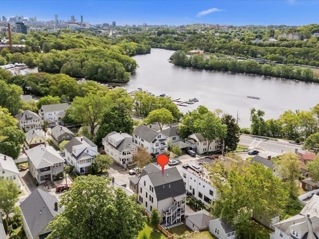 39 Paul St, Watertown, MA 02472 - drone / aerial view of a large body of water