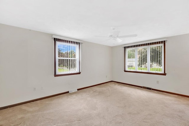 49 Bamforth Rd, Springfield, MA 01128 - empty room featuring healthy amount of natural light, carpet floors, and ceiling fan