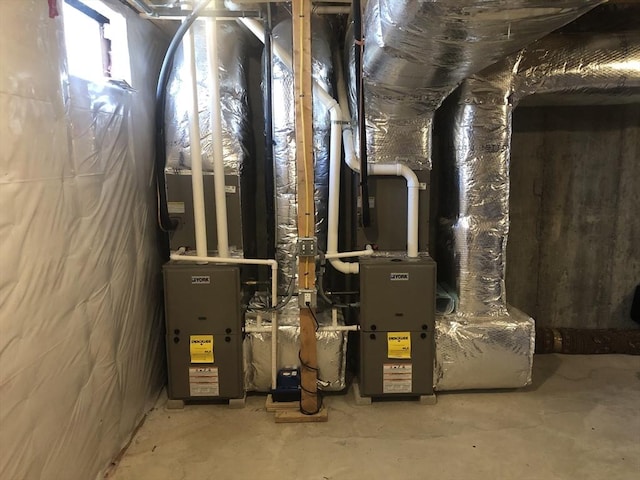 view of utility room